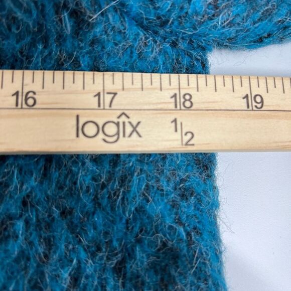 Femme by Michelle R. Wool Charming Blazer Coat Blue Size S Made in Italy - Picture 13 of 16